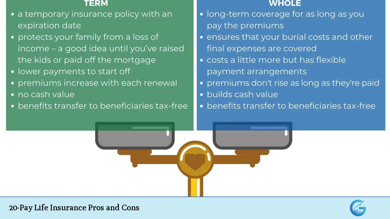 20-Pay Life Insurance Pros and Cons