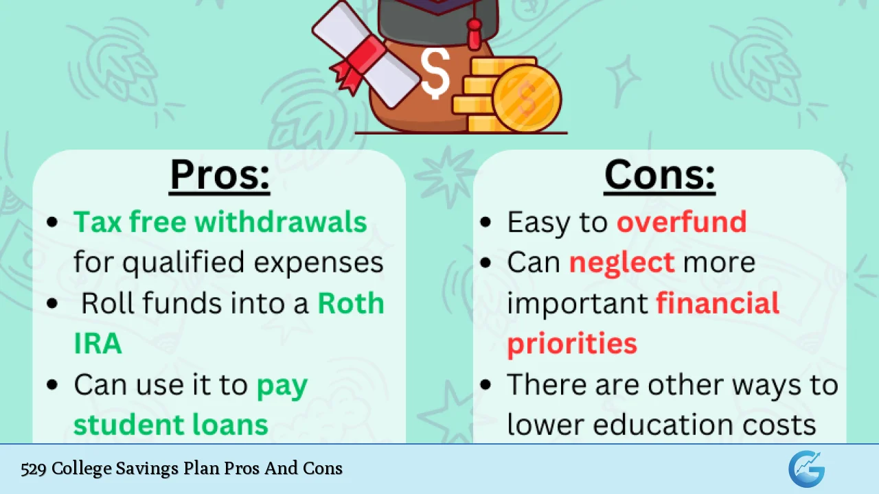 529 College Savings Plan Pros And Cons