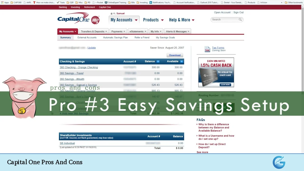 Capital One Pros And Cons