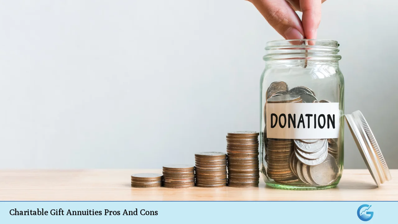 Charitable Gift Annuities Pros And Cons