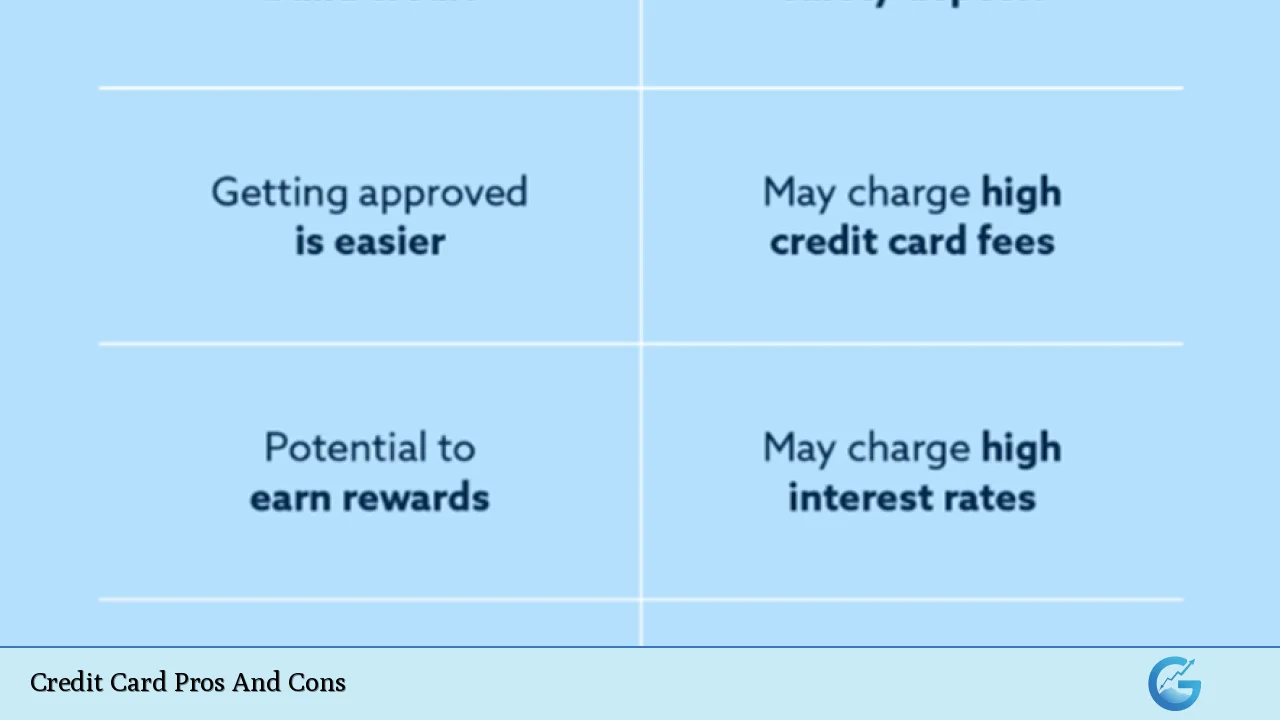 Credit Card Pros And Cons