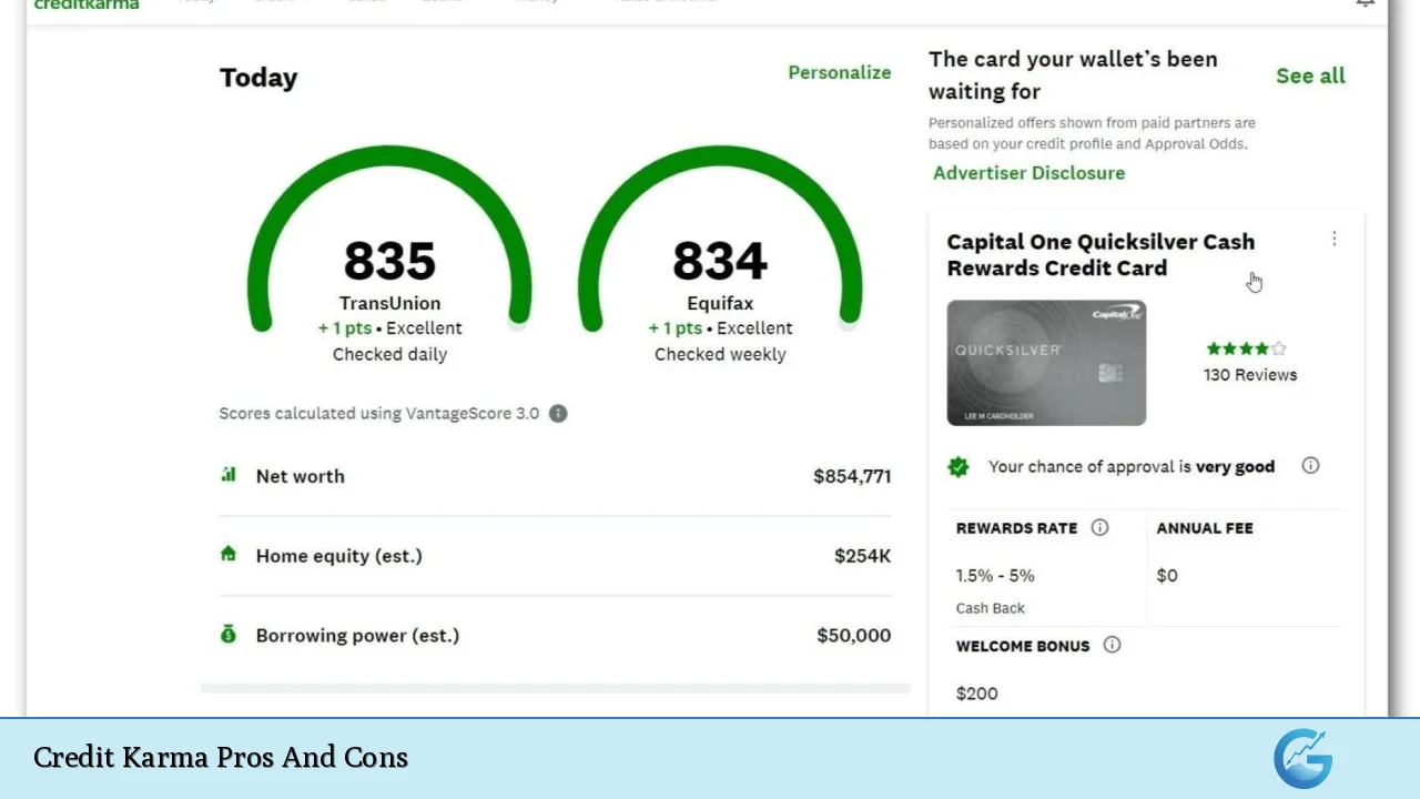 Credit Karma Pros And Cons