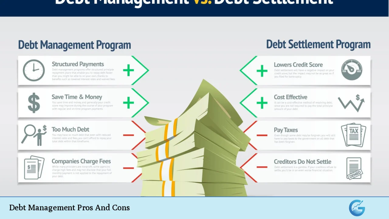 Debt Management Pros And Cons