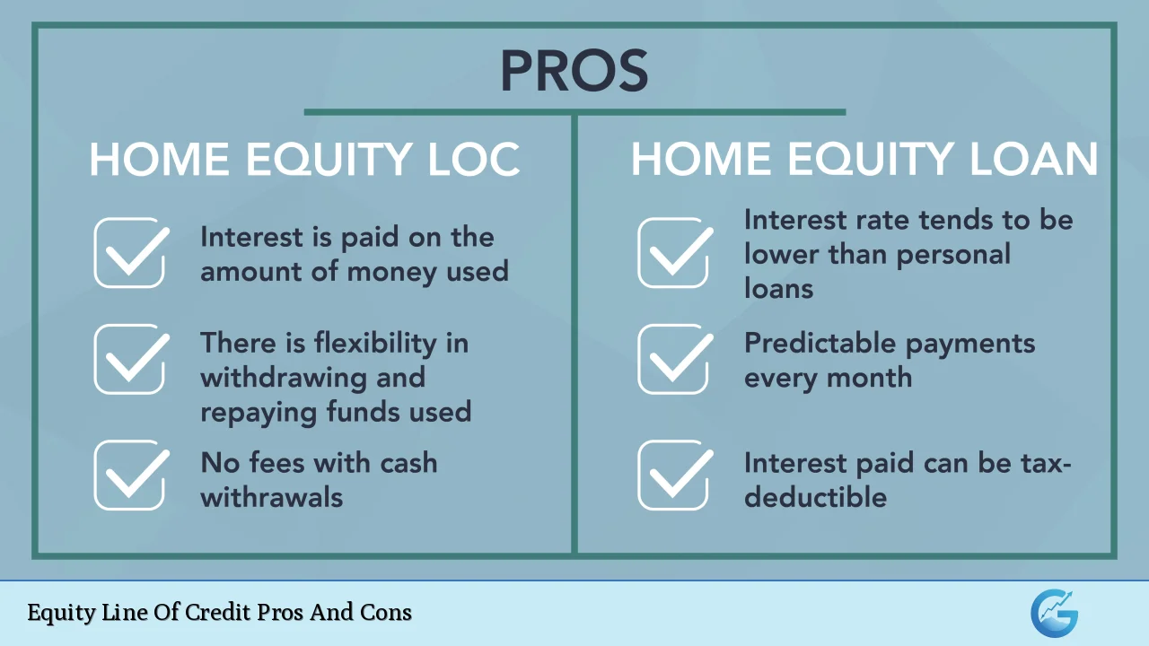 Equity Line Of Credit Pros And Cons