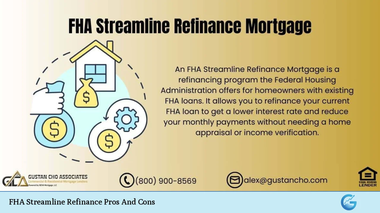 FHA Streamline Refinance Pros And Cons