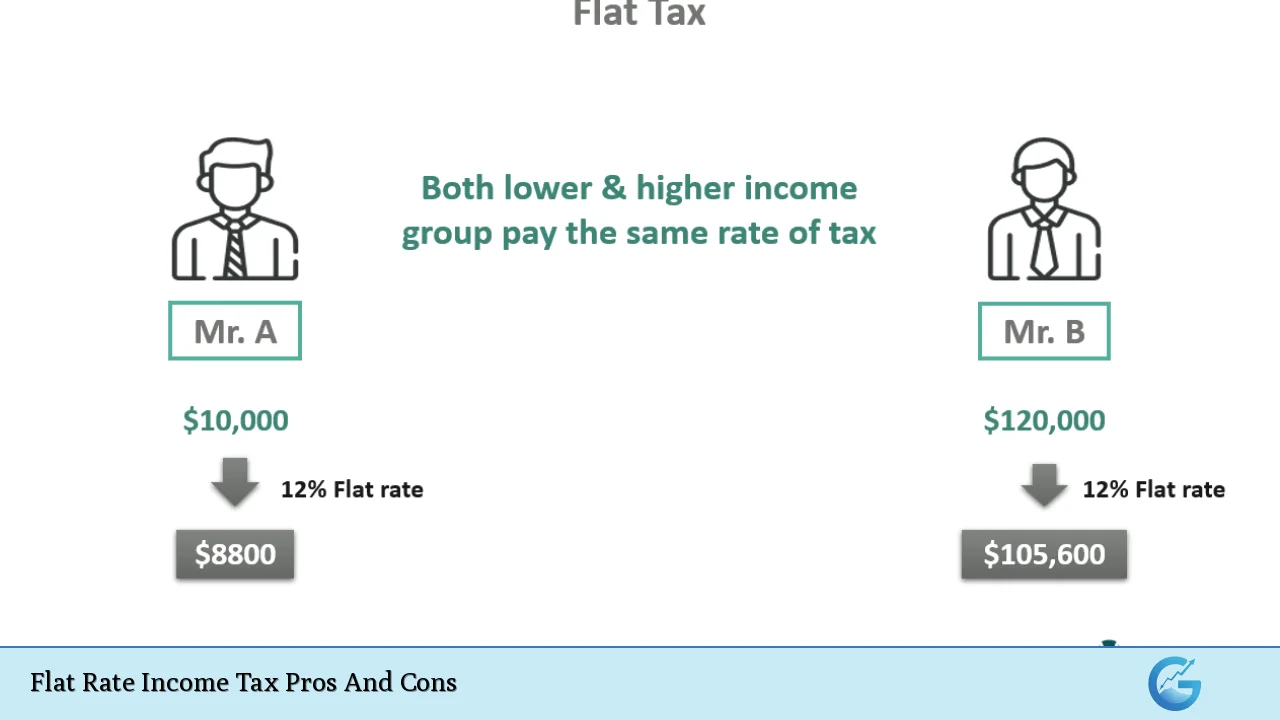 Flat Rate Income Tax Pros And Cons