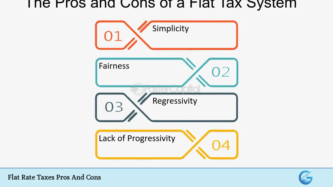 Flat Rate Taxes Pros And Cons