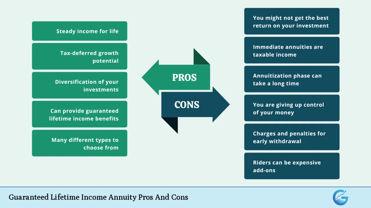 Guaranteed Lifetime Income Annuity Pros And Cons