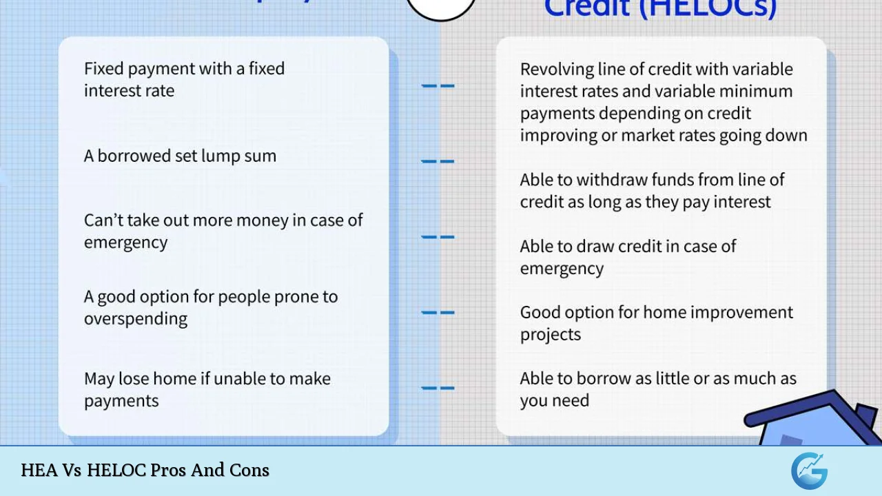 HEA Vs HELOC Pros And Cons