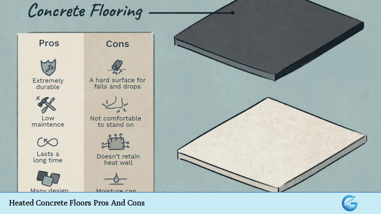 Heated Concrete Floors Pros And Cons