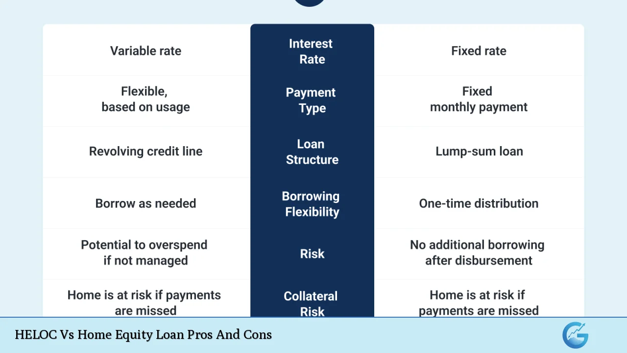 HELOC Vs Home Equity Loan Pros And Cons