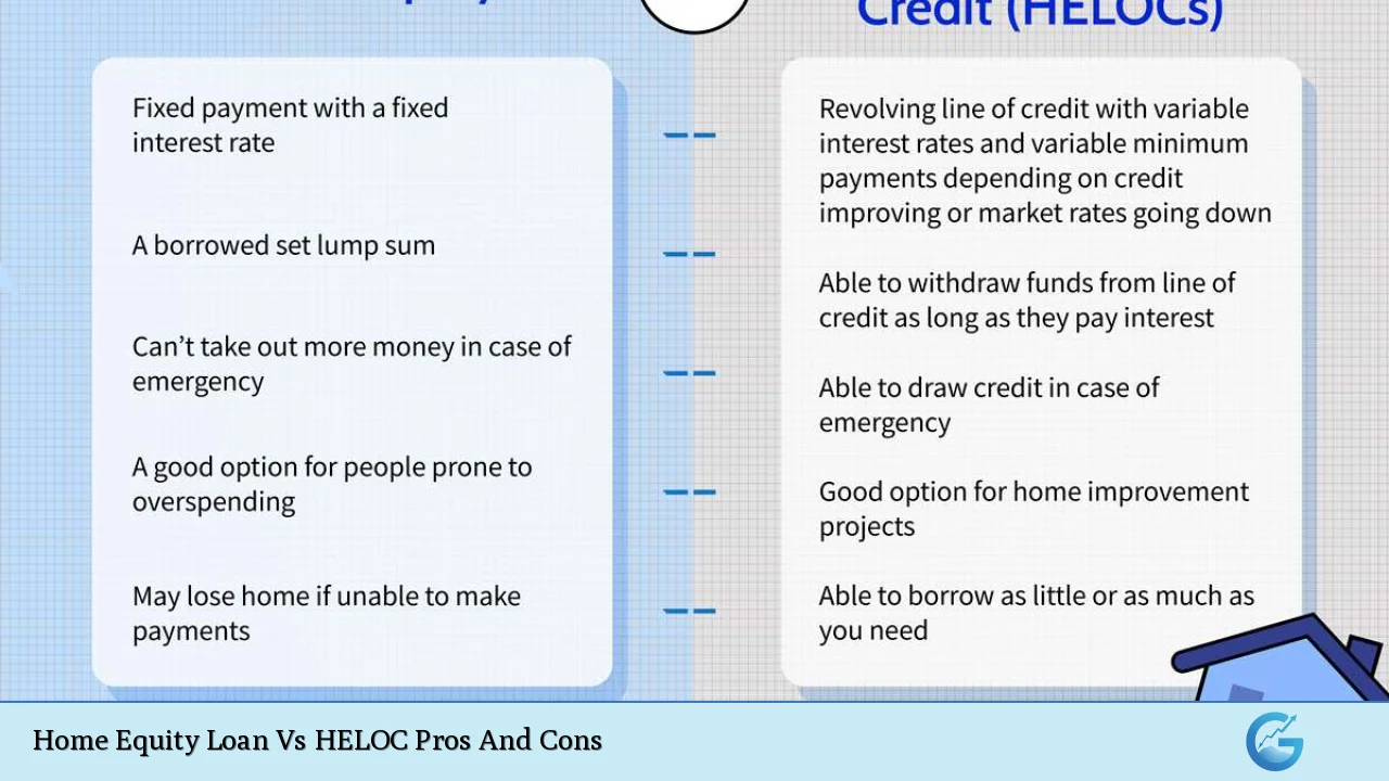 Home Equity Loan Vs HELOC Pros And Cons