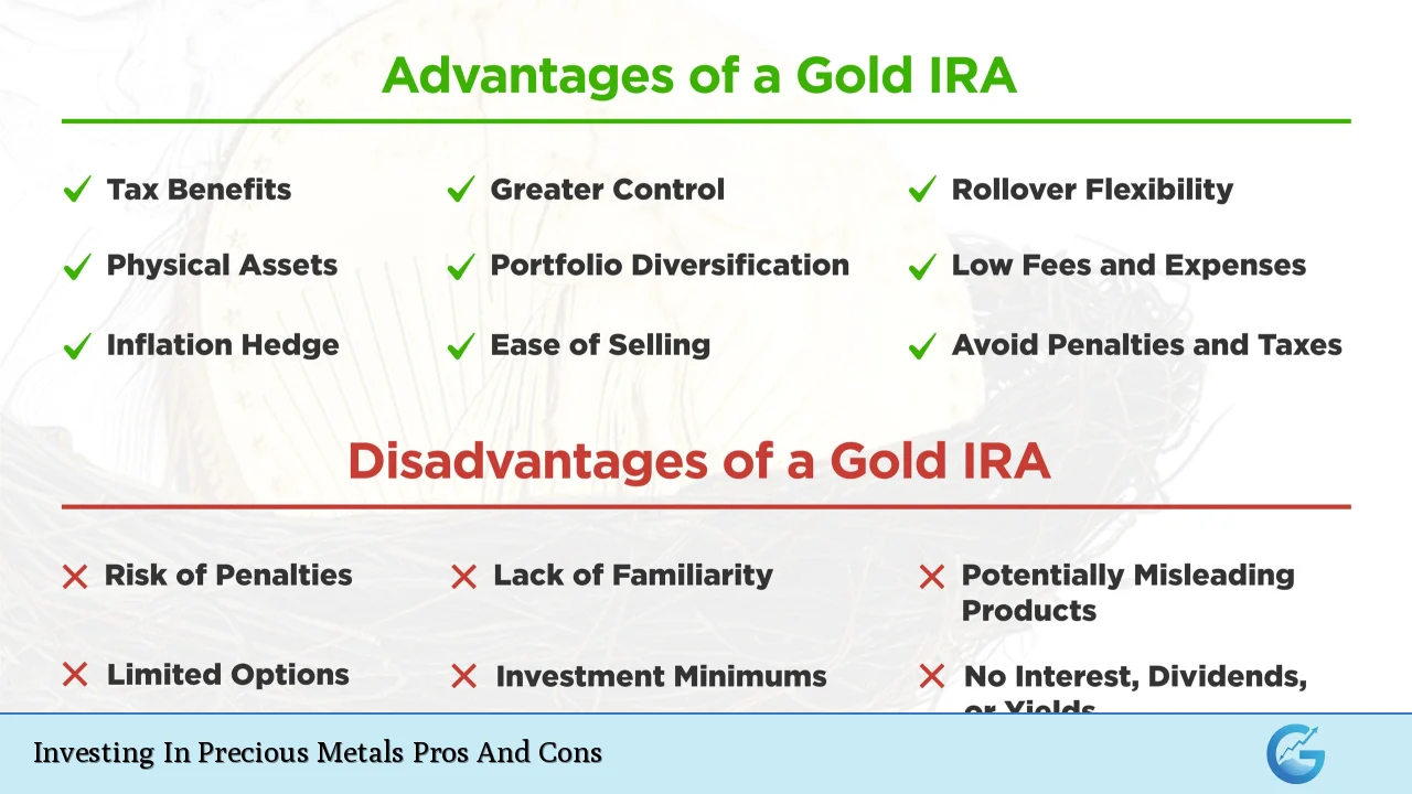 Investing In Precious Metals Pros And Cons