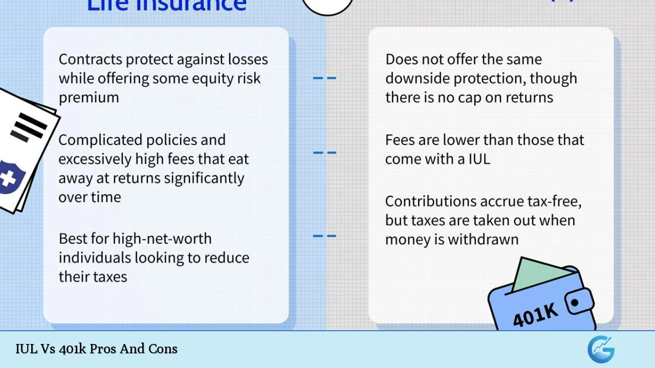 IUL Vs 401k Pros And Cons