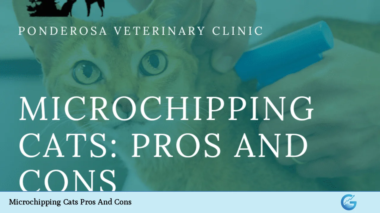 Microchipping Cats Pros And Cons