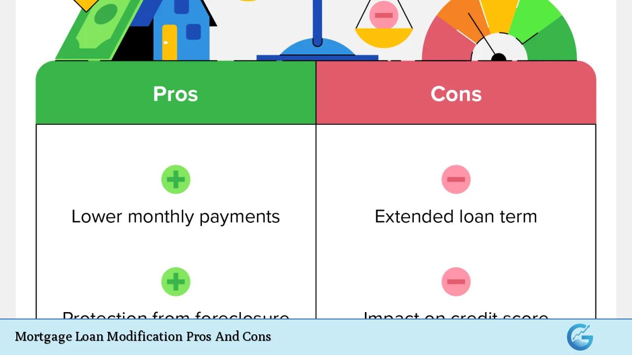 Mortgage Loan Modification Pros And Cons