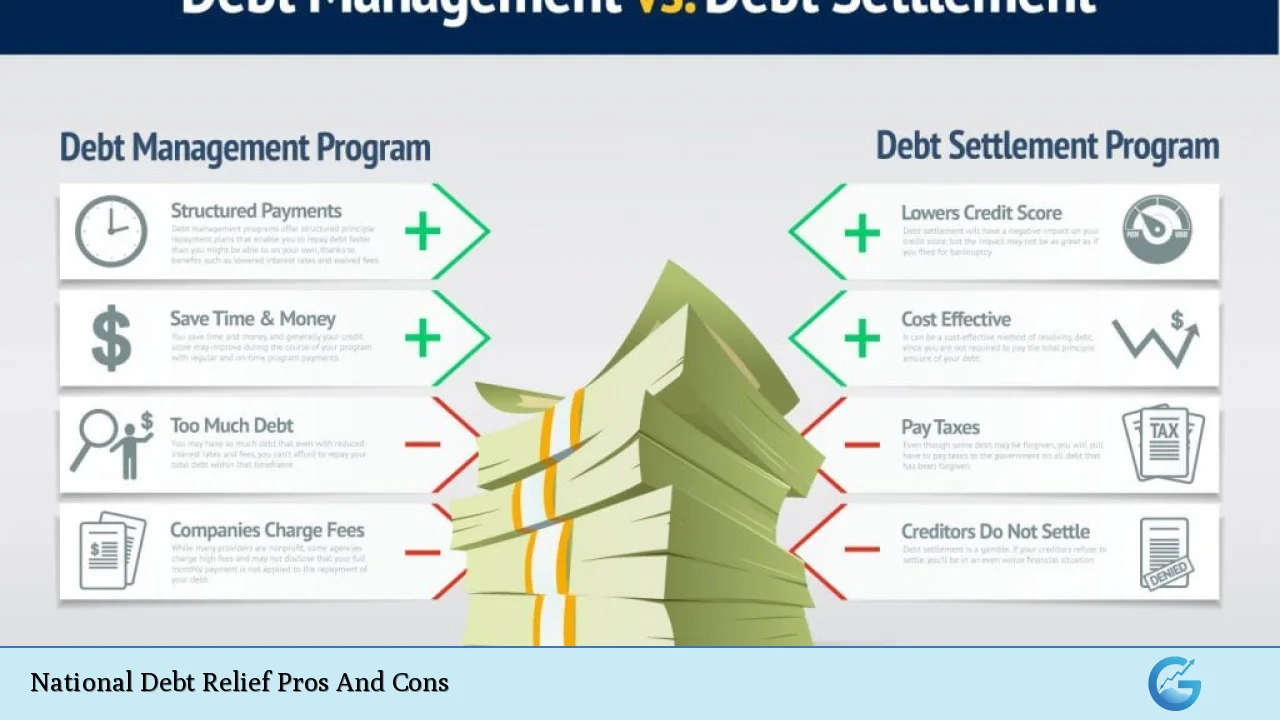 National Debt Relief Pros And Cons