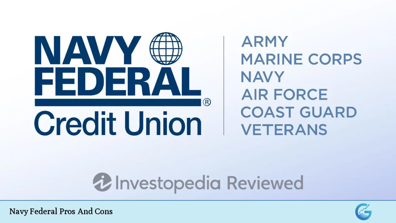 Navy Federal Pros And Cons