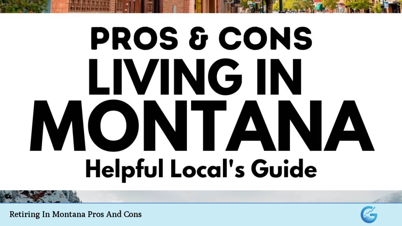 Retiring In Montana Pros And Cons