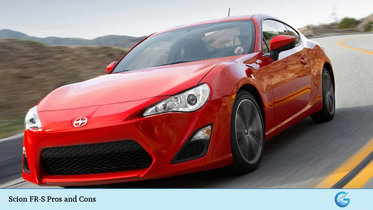 Scion FR-S Pros and Cons