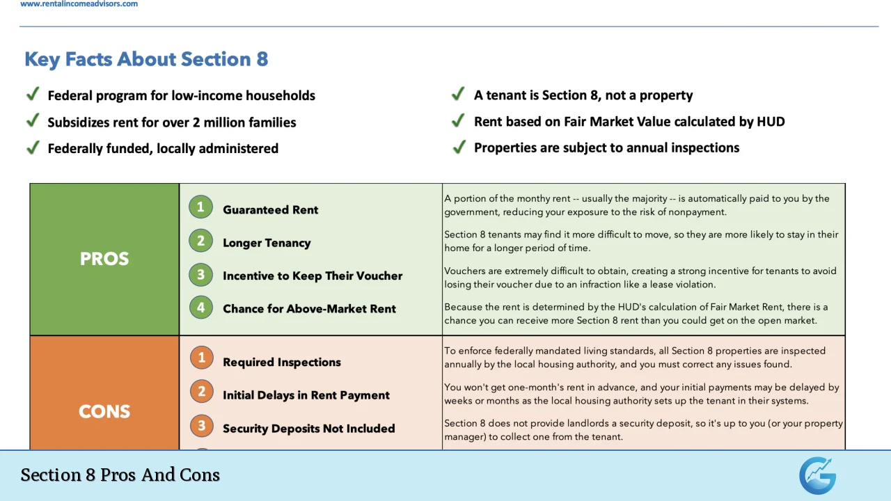 Section 8 Pros And Cons