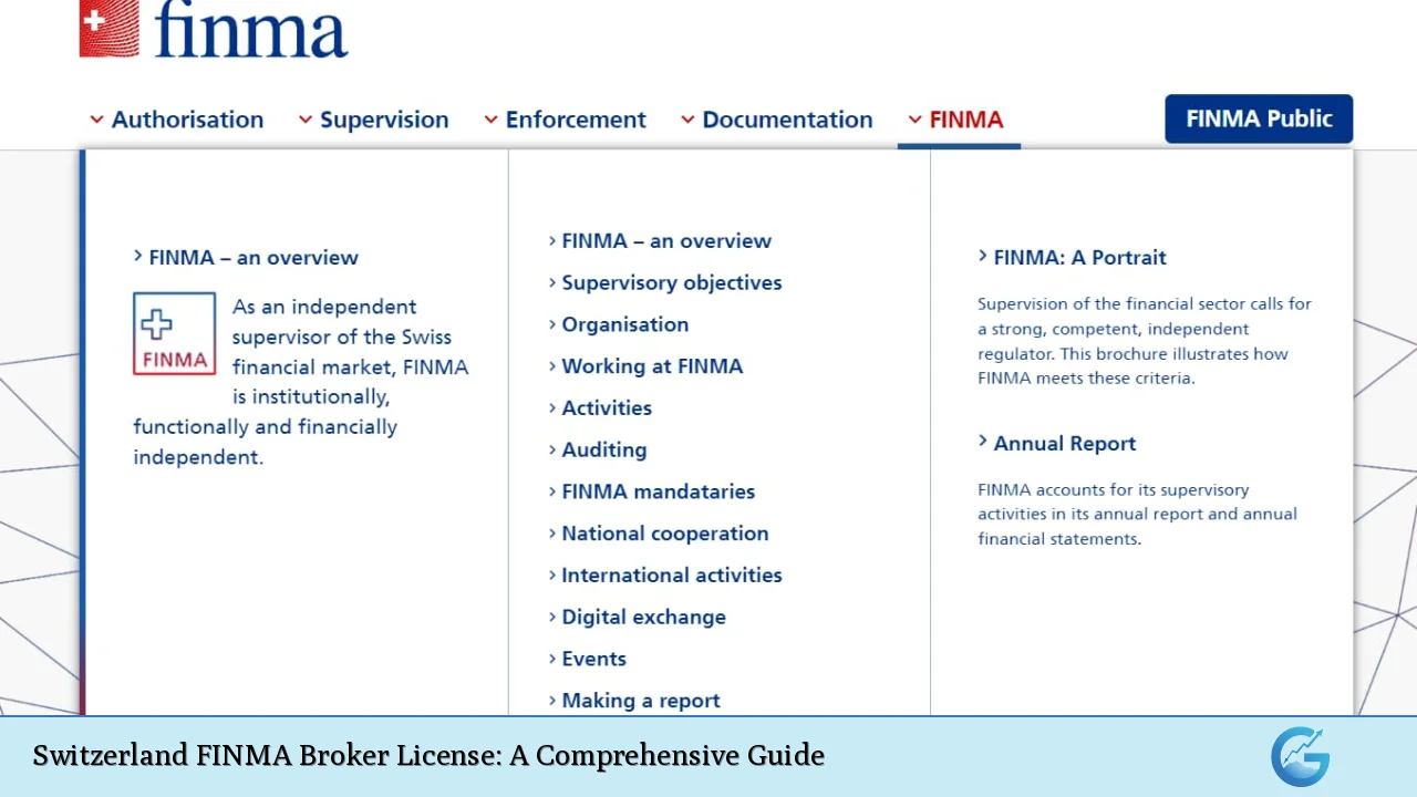 Switzerland FINMA Broker License: A Comprehensive Guide