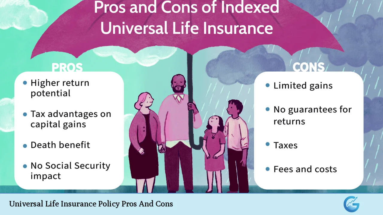 Universal Life Insurance Policy Pros And Cons