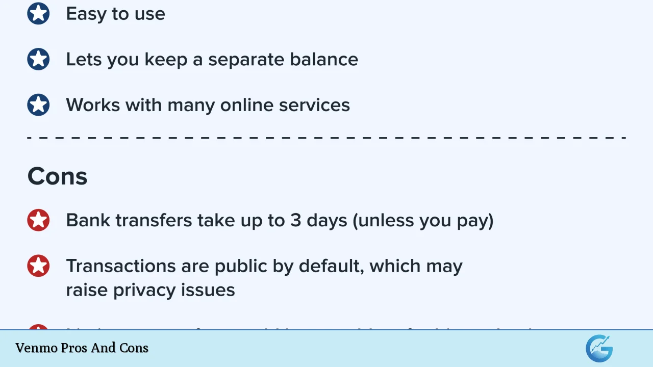 Venmo Pros And Cons